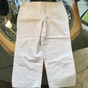 White Jean Capris Size 8